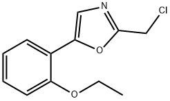 Oxazole, 2-(chloromethyl)-5-(2-ethoxyphenyl)- Structural
