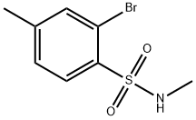 Benzenesulfonamide, 2-bromo-N,4-dimethyl- Structural