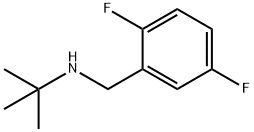 Benzenemethanamine, N-(1,1-dimethylethyl)-2,5-difluoro- Structural