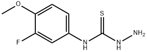 Hydrazinecarbothioamide, N-(3-fluoro-4-methoxyphenyl)- Structural