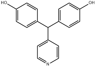 Phenol, 4,4'-(4-pyridinylmethylene)bis- Structural