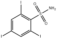 Benzenesulfonamide, 2,4,6-triiodo- Structural