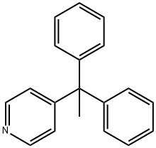 Pyridine, 4-(1,1-diphenylethyl)- Structural