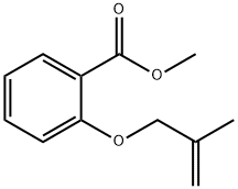 Benzoic acid, 2-[(2-methyl-2-propen-1-yl)oxy]-, methyl ester Structural