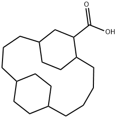 Tricyclo[11.2.2.25,8]nonadecane-7-carboxylic acid Structural