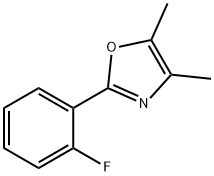 Oxazole, 2-(2-fluorophenyl)-4,5-dimethyl- Structural