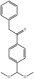Ethanone, 1-[4-(dimethoxymethyl)phenyl]-2-phenyl- Structural