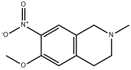 Isoquinoline, 1,2,3,4-tetrahydro-6-methoxy-2-methyl-7-nitro- Structural