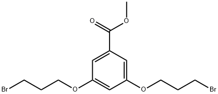 Benzoic acid, 3,5-bis(3-bromopropoxy)-, methyl ester Structural