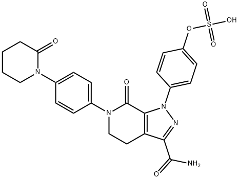 O-DesmethylApixabanSulphateNa Structural