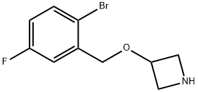 Azetidine, 3-[(2-bromo-5-fluorophenyl)methoxy]- Structural