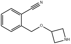 Benzonitrile, 2-[(3-azetidinyloxy)methyl]- Structural