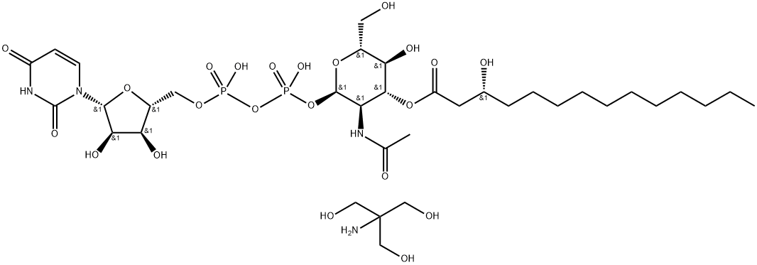 UDP-3-O[R-3-Hydroxymyristoyl]-N-Acetylglucosamine Tris Salt