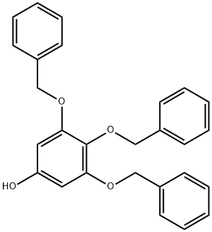 Phenol, 3,4,5-tris(phenylmethoxy)- Structural