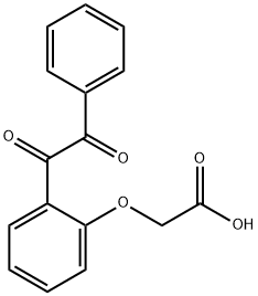 Acetic acid, 2-[2-(2-oxo-2-phenylacetyl)phenoxy]- Structural