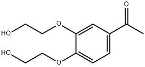 Ethanone, 1-[3,4-bis(2-hydroxyethoxy)phenyl]- Structural