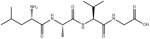 Glycine, N-[N-(N-L-leucyl-L-alanyl)-L-valyl]- (9CI) Structural