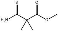 Propanoic acid, 3-amino-2,2-dimethyl-3-thioxo-, methyl ester Structural