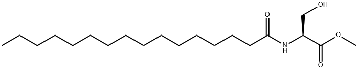 Serine, N-(1-oxohexadecyl)-, methyl ester Structural