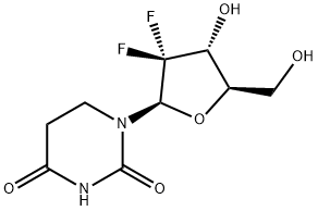 Uridine, 2'-deoxy-2',2'-difluoro-5,6-dihydro- Structural