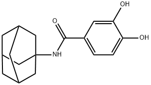 Benzamide, 3,4-dihydroxy-N-tricyclo[3.3.1.13,7]dec-1-yl- Structural