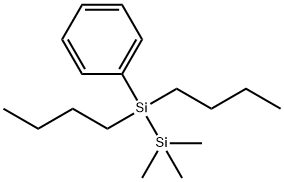 Disilane, 1,1-dibutyl-2,2,2-trimethyl-1-phenyl- Structural