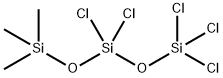 Trisiloxane, 1,1,1,3,3-pentachloro-5,5,5-trimethyl- Structural
