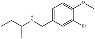 Benzenemethanamine, 3-bromo-4-methoxy-N-(1-methylpropyl)- Structural