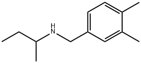 Benzenemethanamine, 3,4-dimethyl-N-(1-methylpropyl)- Structural