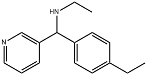 ethyl[(4-ethylphenyl)(pyridin-3-yl)methyl]amine Structural