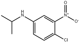 Benzenamine, 4-chloro-N-(1-methylethyl)-3-nitro- Structural