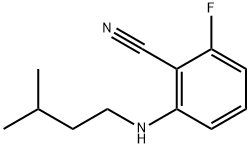 Benzonitrile, 2-fluoro-6-[(3-methylbutyl)amino]- Structural