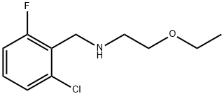 Benzenemethanamine, 2-chloro-N-(2-ethoxyethyl)-6-fluoro- Structural