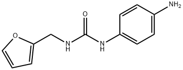 Urea, N-(4-aminophenyl)-N'-(2-furanylmethyl)- Structural