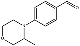 Benzaldehyde, 4-(3-methyl-4-morpholinyl)- Structural