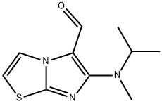 Imidazo[2,1-b]thiazole-5-carboxaldehyde, 6-[methyl(1-methylethyl)amino]- Structural