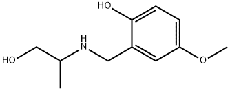 Phenol, 2-[[(2-hydroxy-1-methylethyl)amino]methyl]-4-methoxy- Structural