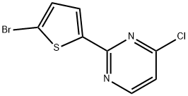 Pyrimidine, 2-(5-bromo-2-thienyl)-4-chloro- Structural