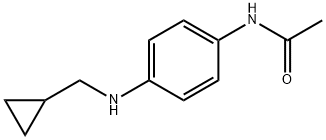Acetamide, N-[4-[(cyclopropylmethyl)amino]phenyl]- Structural