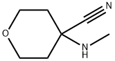 tetrahydro-4-(methylamino)-2H-pyran-4-carbonitrile Structural