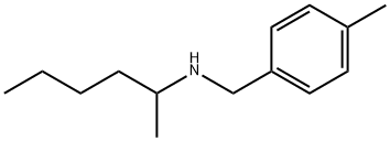 Benzenemethanamine, 4-methyl-N-(1-methylpentyl)- Structural