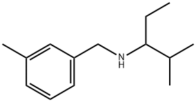 Benzenemethanamine, N-(1-ethyl-2-methylpropyl)-3-methyl- Structural