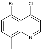 Quinoline, 5-bromo-4-chloro-8-methyl- Structural