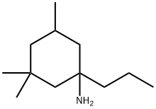 Cyclohexanamine, 3,3,5-trimethyl-1-propyl- Structural