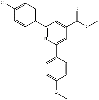 JR-9125, Methyl 2-(4-chlorophenyl)-6-(4-methoxyphenyl)pyridine-4-carboxylate, 97% Structural