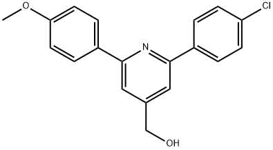 JR-9145, (2-(4-Chlorophenyl)-6-(4-methoxyphenyl)pyridin-4-yl)methanol, 97% Structural