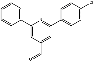 JR-9164, 2-(4-Chlorophenyl)-6-phenylpyridine-4-carbaldehyde, 97% Structural