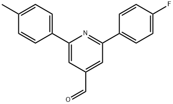 JR-9171, 2-(4-Fluorophenyl)-6-p-tolylpyridine-4-carbaldehyde, 97% Structural