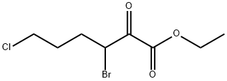 Hexanoic acid, 3-bromo-6-chloro-2-oxo-, ethyl ester Structural
