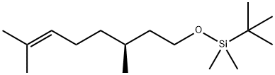 Silane, (1,1-dimethylethyl)[[(3S)-3,7-dimethyl-6-octen-1-yl]oxy]dimethyl- Structural